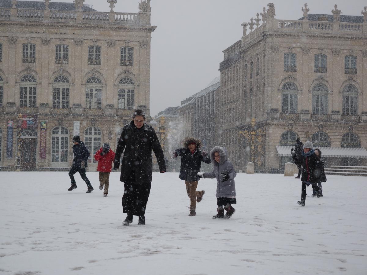 Bataille de boules de neige